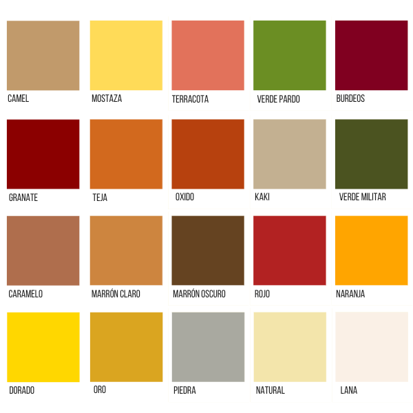 PALETA OTOÑO