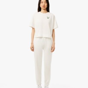 Lacoste - Pantalón de mujer de chándal con logotipo.