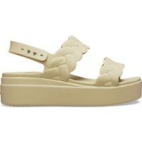 Sandalias de cuña Brooklyn Woven Upper Mujer Talla 39/40. Color Beige