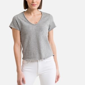 American Vintage Camiseta con cuello de pico y manga corta SONOMA. .