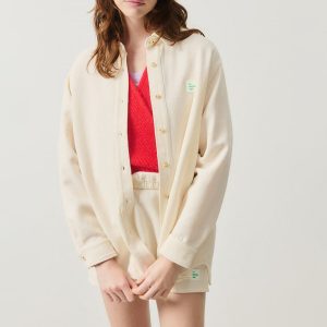 Sobrecamisa de manga larga de corte amplio, AFAZ Mujer /S.