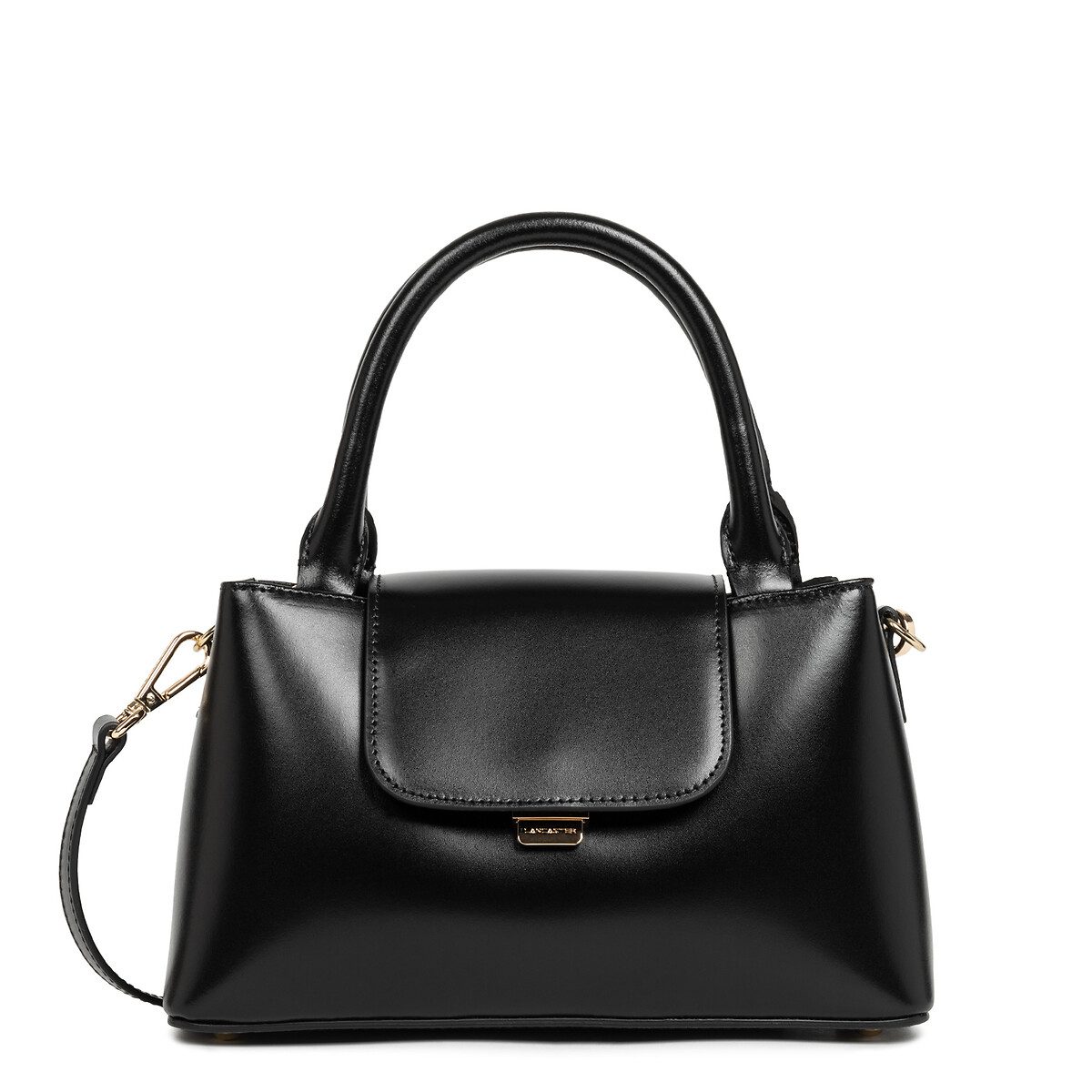 Lancaster Bolso tote de piel con solapa y cierre, S SUAVE EVENLY.