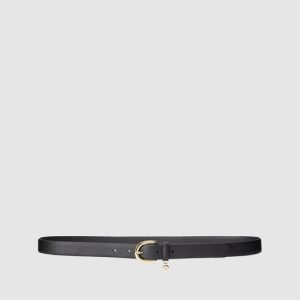 Lauren Ralph Lauren - Cinturón de mujer Lauren Ralph Lauren de piel saffiano.