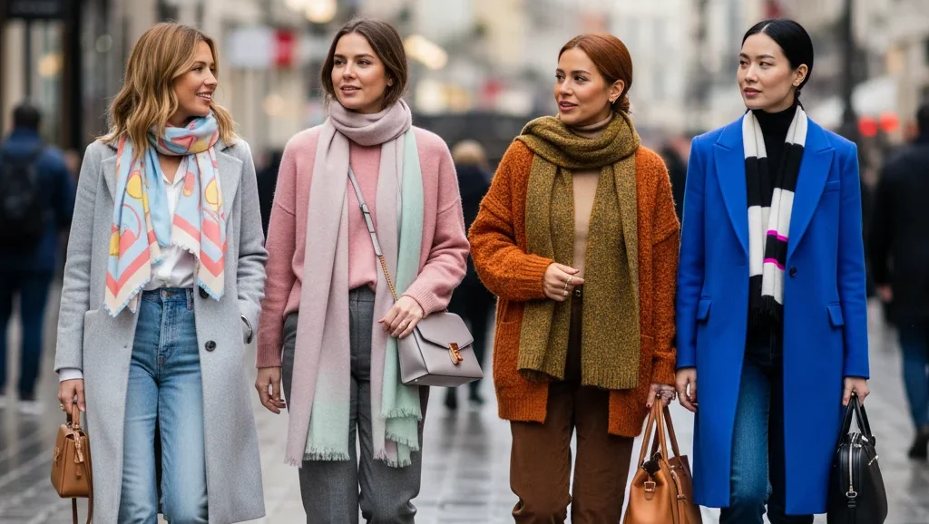 Cómo llevar bufandas con estilo
