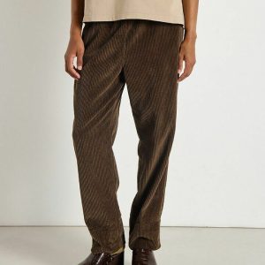 Pantalón carrot de terciopelo PADOW Mujer .