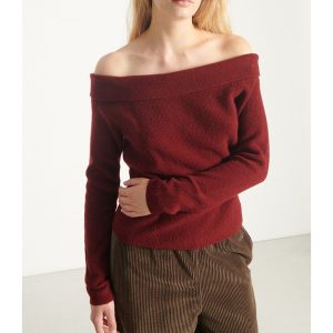 Jersey con cuello bandeau, RAXOW Mujer .