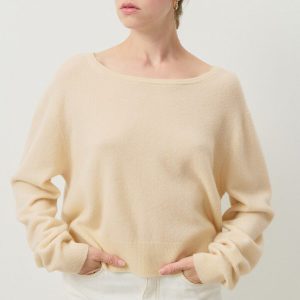 Jersey de manga larga con cuello barco RAXOW Mujer /L.