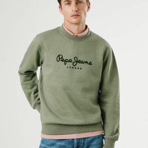 Pepe Jeans Sudadera de cuello redondo Macbeth. . Color Verde