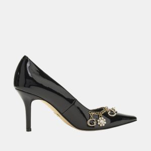 Guess - Sandalias tacón de mujer planas modelo Daisee2 en piél sintética.