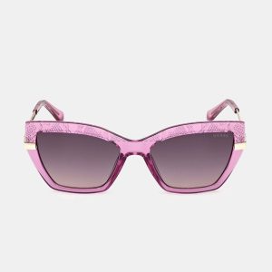Guess - Gafa de sol de mujer rectangular en inyectado con lente degradada.