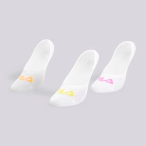Calcetines Fila Invisibles - Blanco - Calcetines Mujer talla UNICA