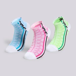 Calcetines Cortos Fila - Blanco - Calcetines Mujer talla UNICA