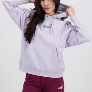 Puma Ess - Malva - Sudadera Capucha Mujer talla M