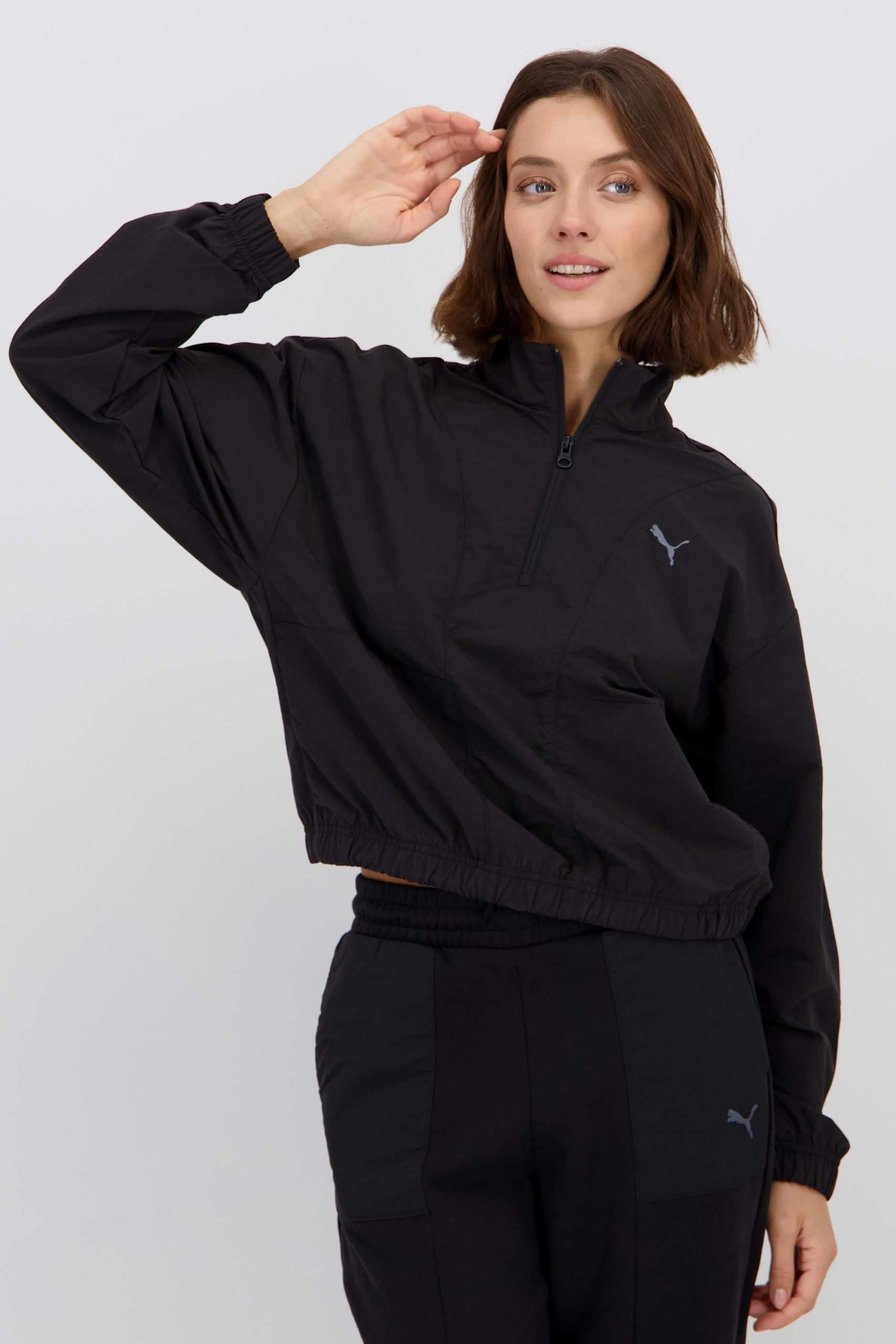 Puma Her - Negro - Sudadera Media Cremallera Mujer talla M