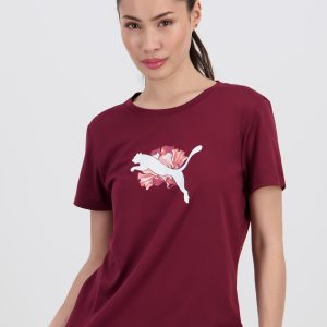 Camiseta Puma - Rojo - Camiseta Mujer talla M