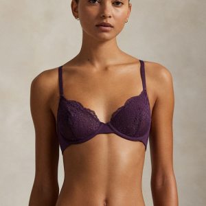 Polo Ralph Lauren - Sujetador mujer con aro y encaje copa B.