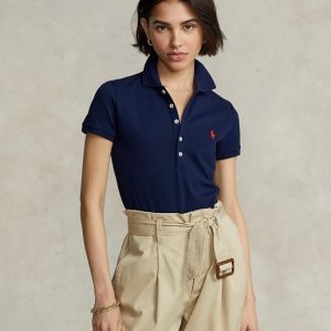 Polo Ralph Lauren - Polo de mujer liso slim Fit.