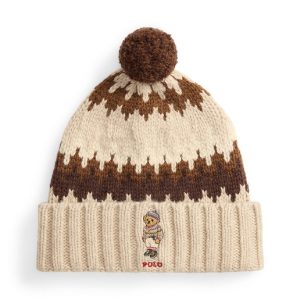 Polo Ralph Lauren - Gorro de mezcla de lana con Polo Bear.