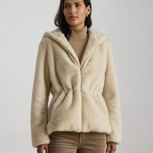Lauren Ralph Lauren - Chaqueta de mujer con cintura ajustable.