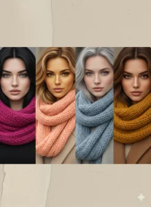 qué bufanda llevar según tu estación