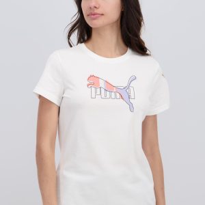 Puma Ess - Blanco - Camiseta Mujer talla M