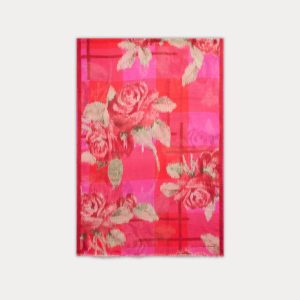 Lauren Ralph Lauren - Bufanda de mujer de mezcla de lana con estampado floral..