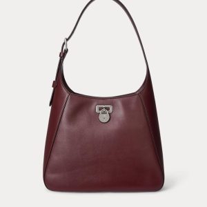 Lauren Ralph Lauren - Bolso de hombro Tanner grande de piel.