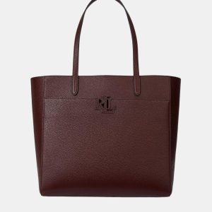 Lauren Ralph Lauren - Bolso tote Cameryn grande piel granulada.