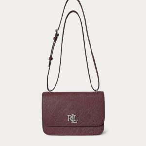 Lauren Ralph Lauren - Bolso Sophee mediano de piel cruzada.