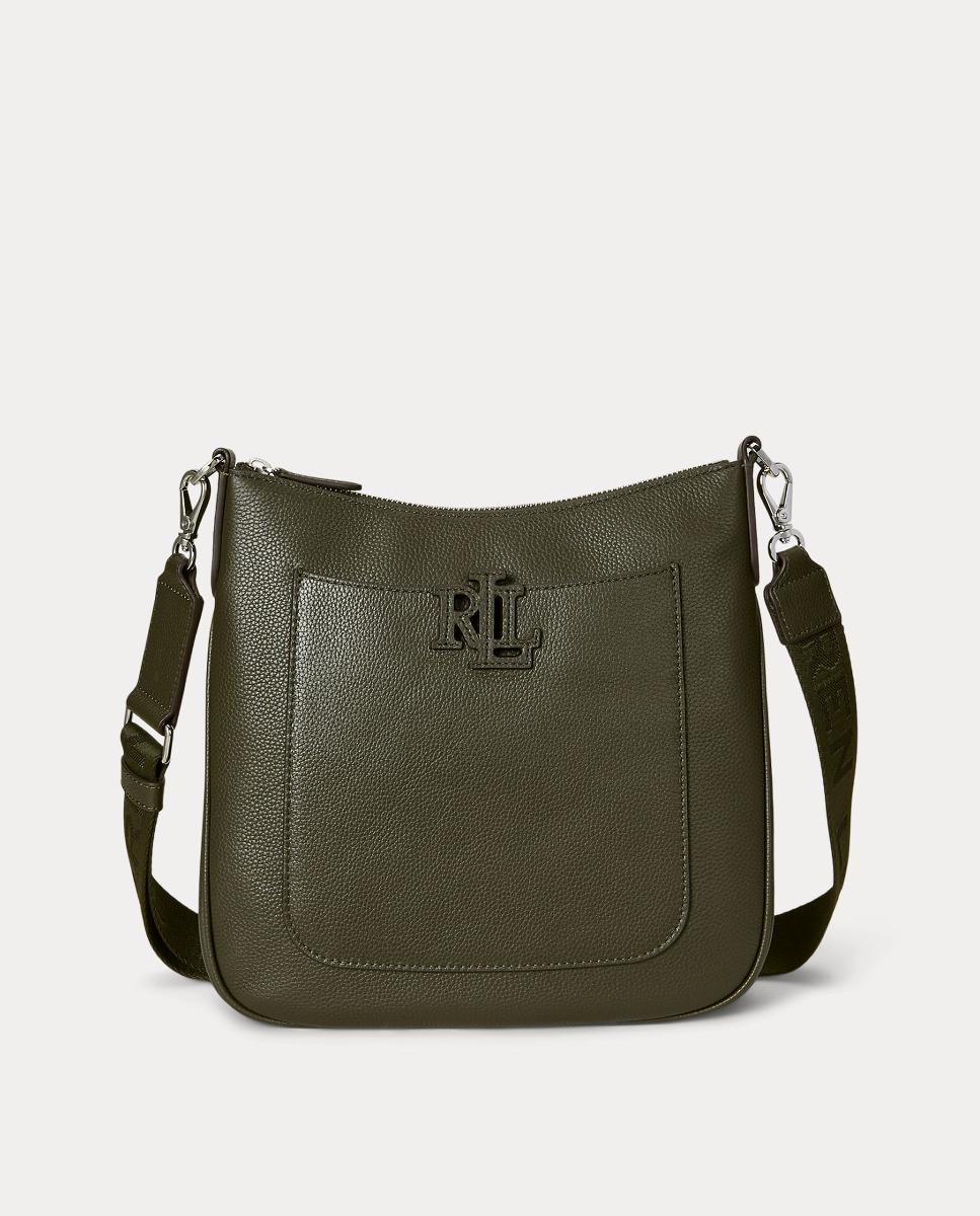 Lauren Ralph Lauren - Bolso cruzado Cameryn de piel granulada.