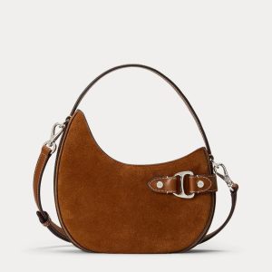 Lauren Ralph Lauren - Bolso Tasha cruzado pequeño de ante.