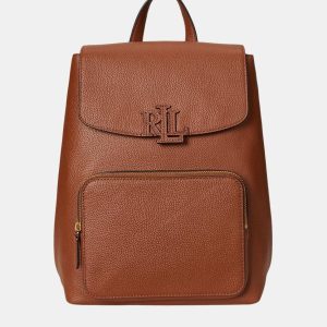 Lauren Ralph Lauren - Mochila Cameryn mediana de piel.