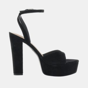 Guess - Sandalias de mujer tacón alto cierre hebilla.