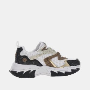 Guess - Zapatillas de mujer tipo runner con estampado.