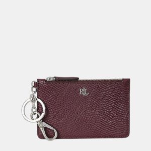 Lauren Ralph Lauren - Tarjetero de mujer pequeño de piel.