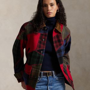 Polo Ralph Lauren - Chaqueta de mujer de lana con estampado.