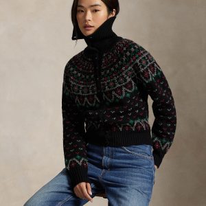 Polo Ralph Lauren - Cárdigan de mujer de lana con estampado.