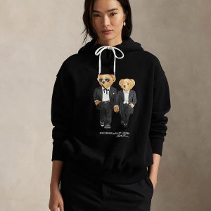 Polo Ralph Lauren - Sudadera de mujer de felpa con Polo Bear.