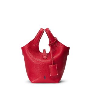 Polo Ralph Lauren - Bandolera de mujer de piel con el caballo marca de la casa.