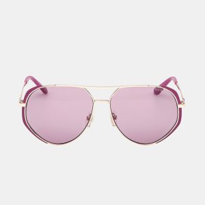 Guess - Gafa de sol de mujer piloto metalica.