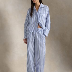 Lauren Ralph Lauren - Pijama largo de mujer a rayas.