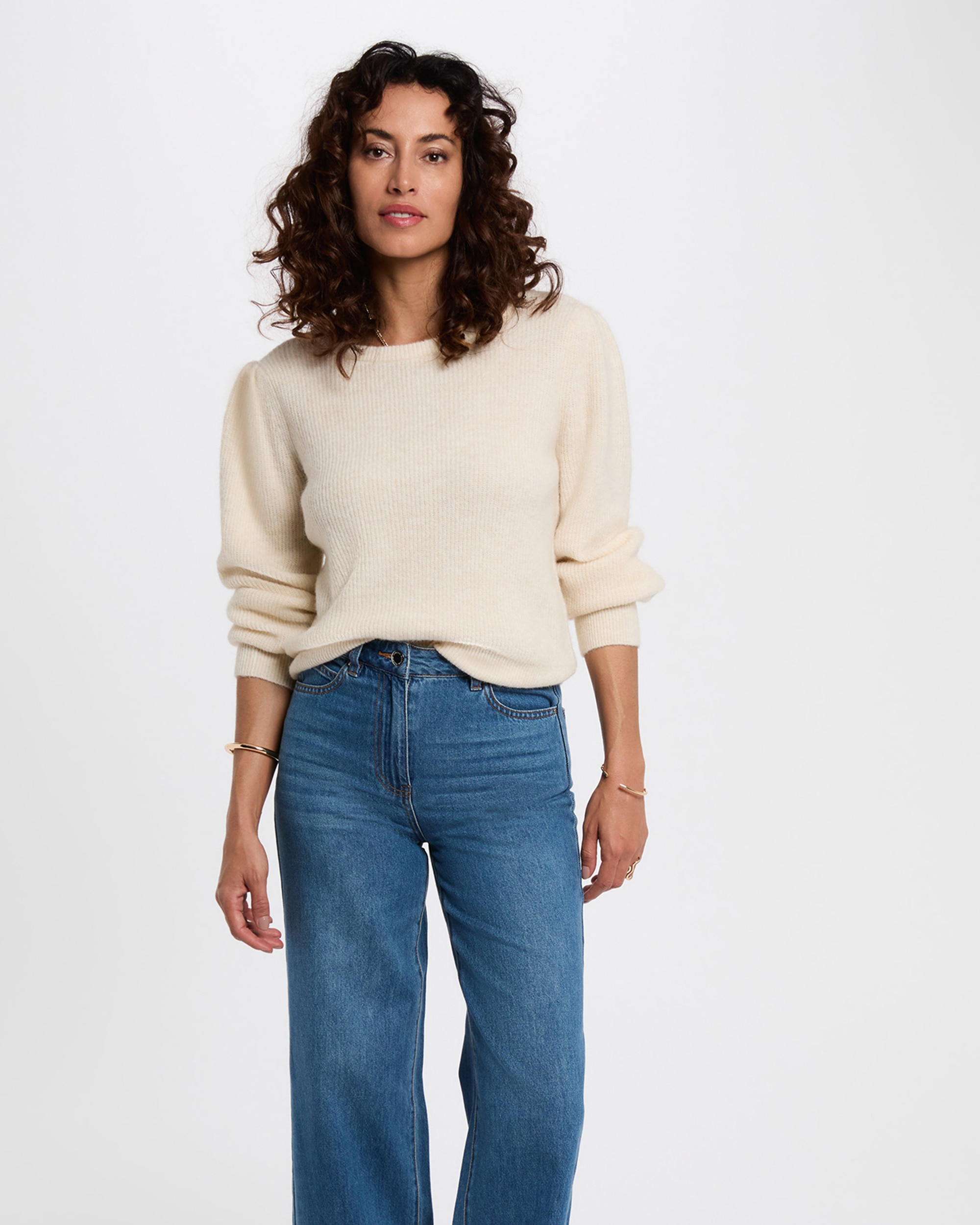 morgan jersey de mujer corto ajustado