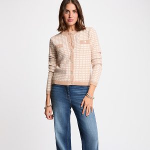 morgan crdigan de mujer ajustado jacquard