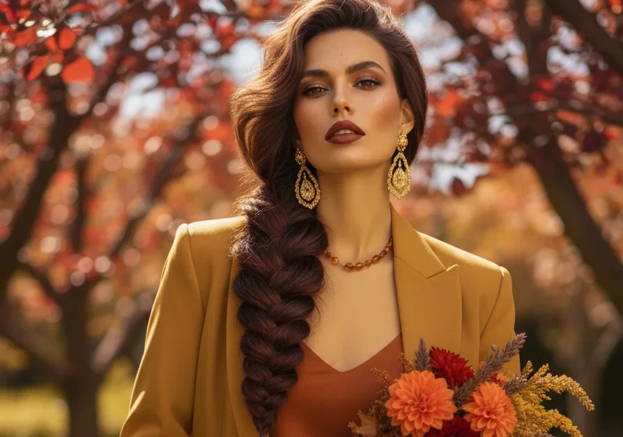 mujer colorimetría otoño