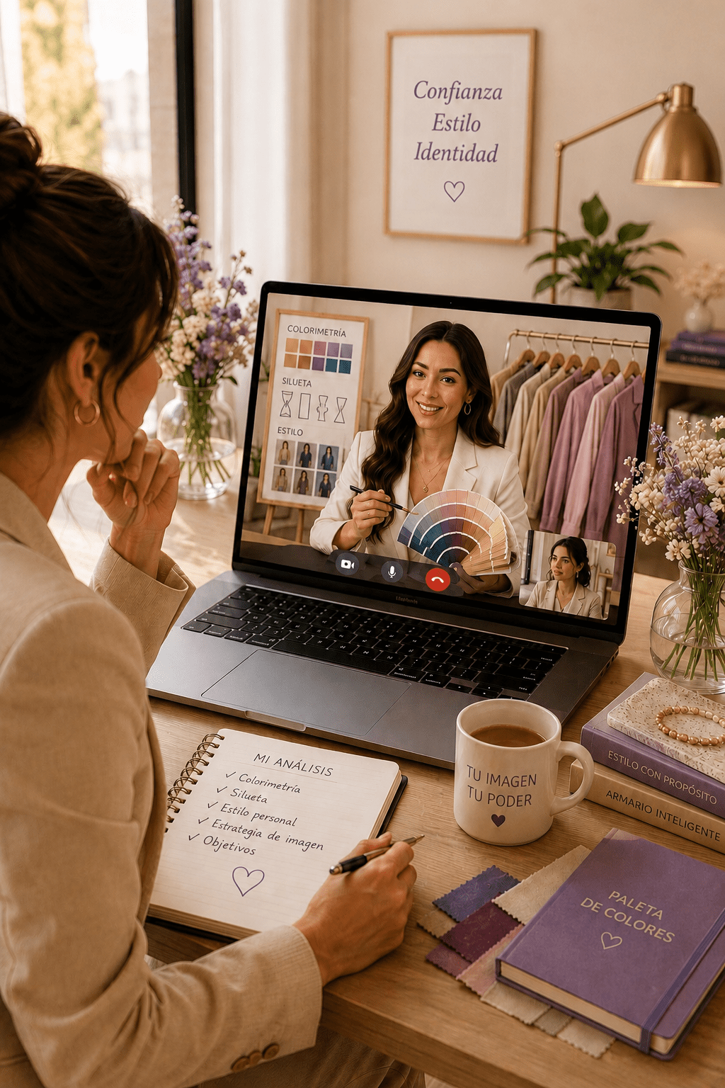 Sesión online con asesora de imagen