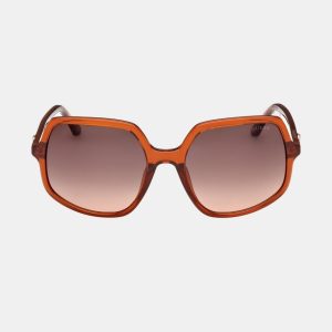 guess gafa de sol de mujer cuadrada en inyectado con lente degradada